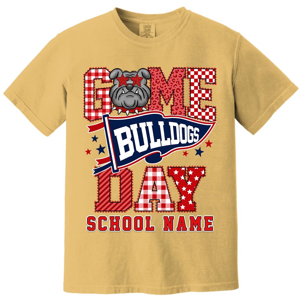 Custom School Mascot Game Day Shirt , School Spirit L0411 Hv01