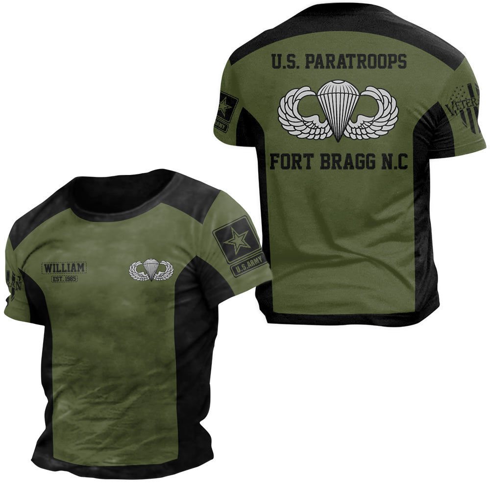 Hoodie Custom Military School Personalized All Over Print Shirt For Veteran H2511