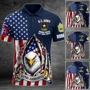 Bald Eagle Ripped Flag All Over Print Shirt Custom Gift For Soldier Veterans Patriot Shirt H2511 Trna