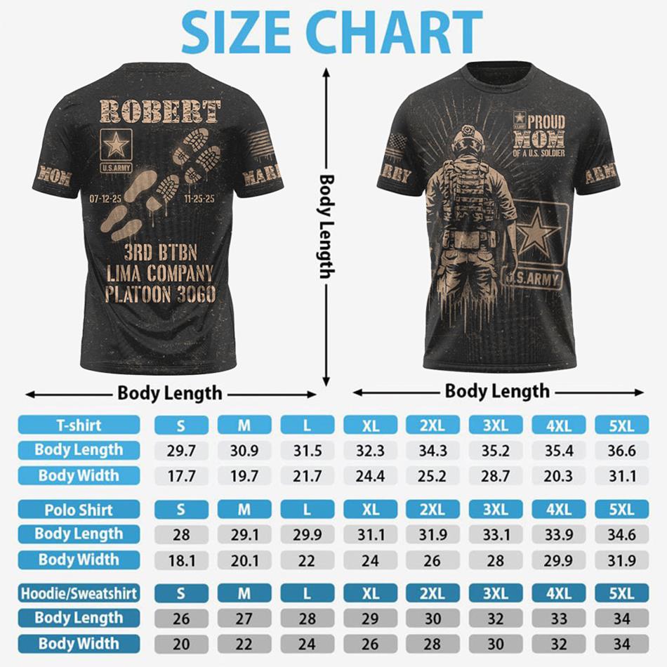 Personalized Bleach Style Proud Mom Of A US Soldier All Over Print Shirt Hoodie For Military Mom Sister Wife Grandma Hoodie H2511 Trna