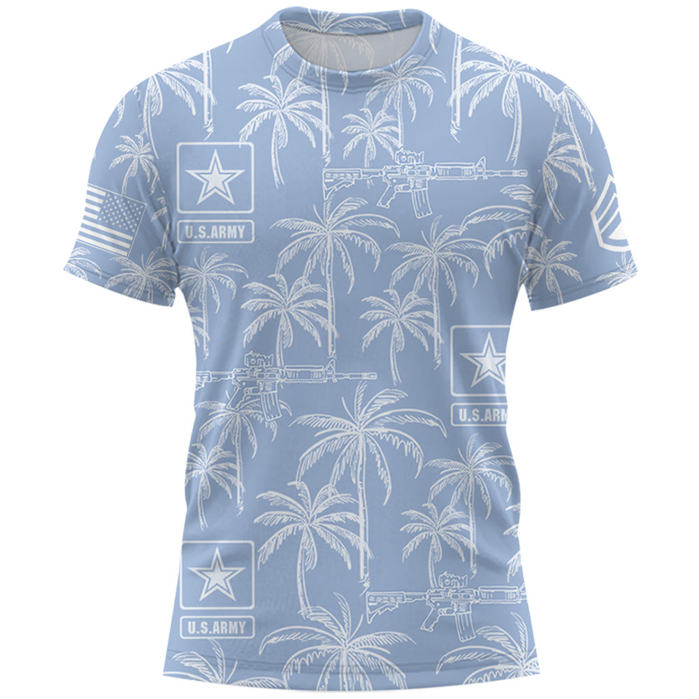 Palm Tree Men's Resort 3D All Over Print Polo Shirt Man Hawaiian Vacation Beach Pique Shirt H2511 Do99