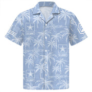 Palm Tree Men's Resort 3D All Over Print Polo Shirt Man Hawaiian Vacation Beach Pique Shirt H2511 Do99