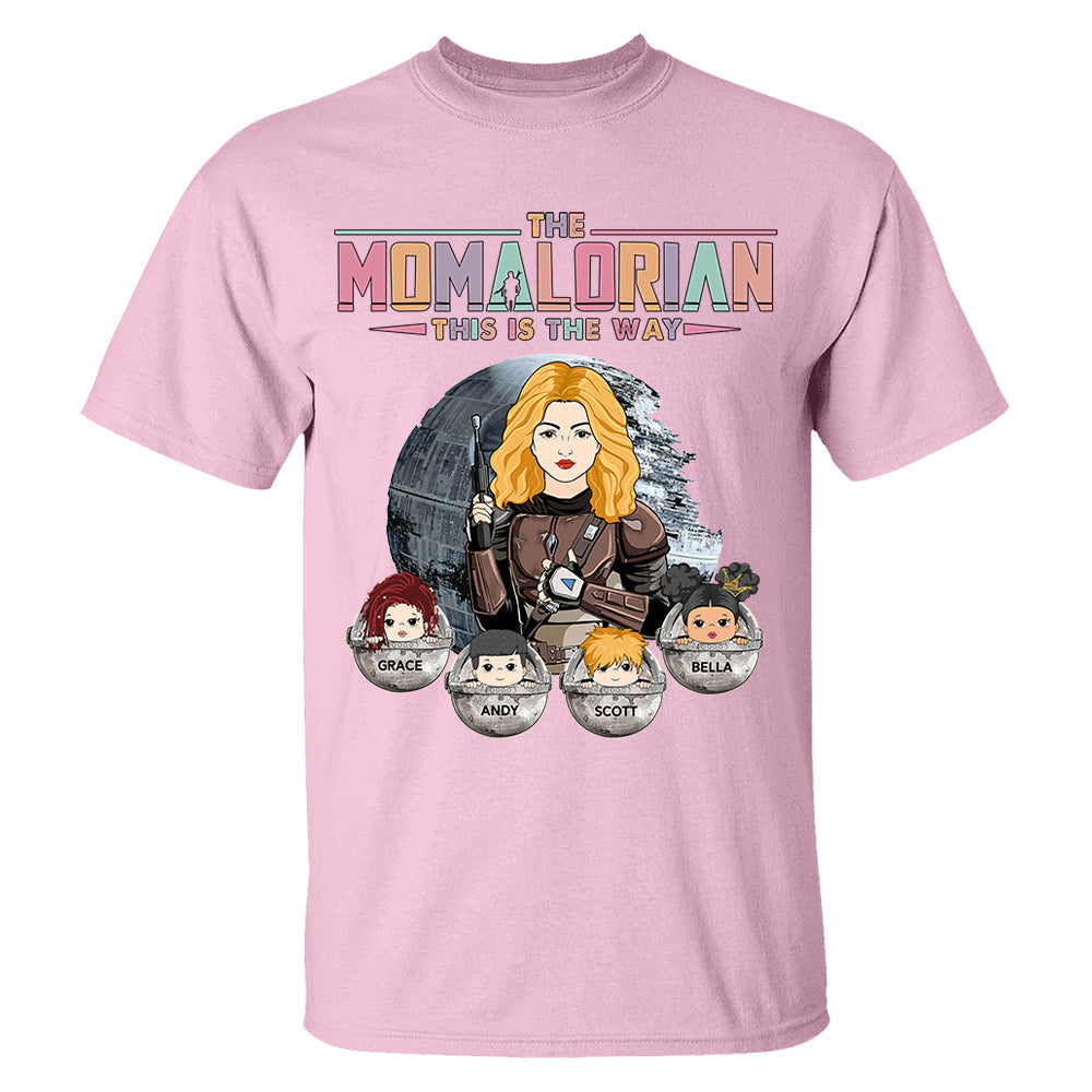 The Momalorian This Is The Way - Personalized Shirt For Mom - Mother's Day Gift For Wife - Gifts For Her