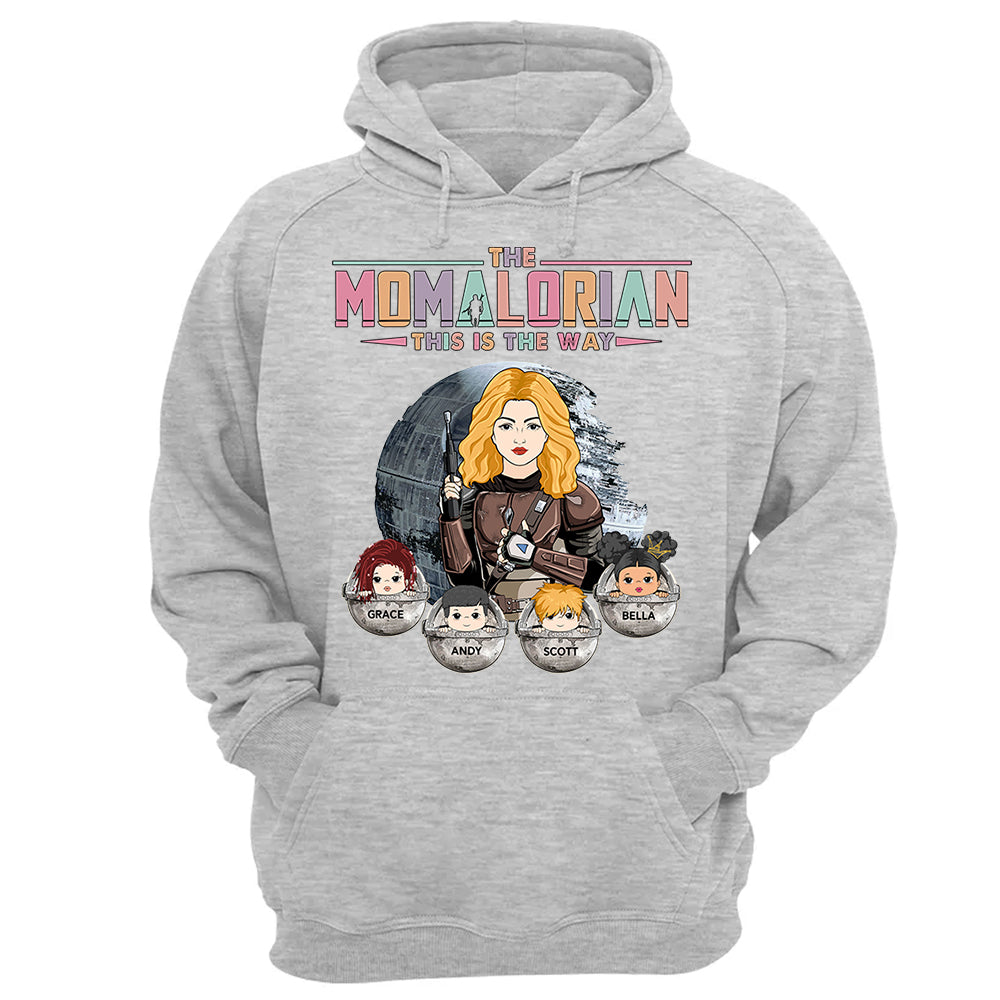 The Momalorian This Is The Way - Personalized Shirt For Mom - Mother's Day Gift For Wife - Gifts For Her