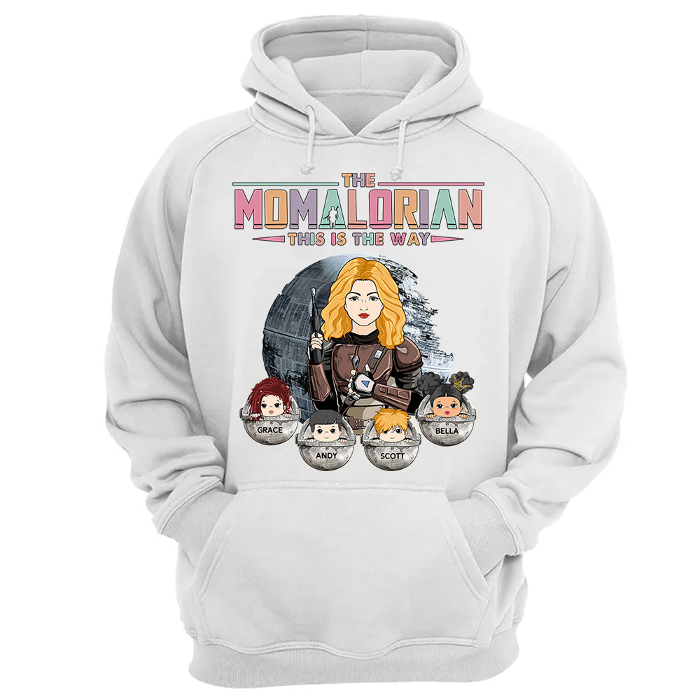 The Momalorian This Is The Way - Personalized Shirt For Mom - Mother's Day Gift For Wife - Gifts For Her