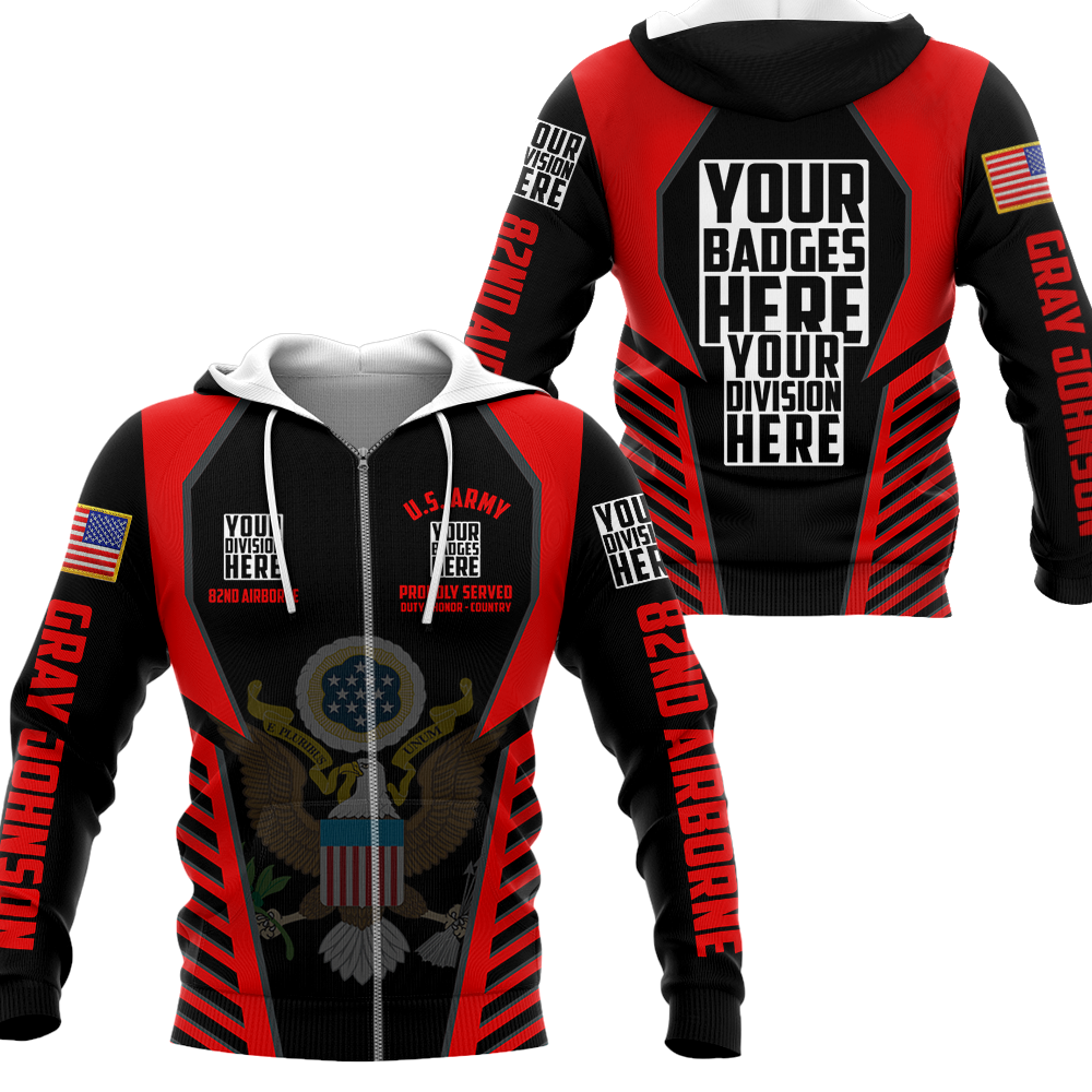 Veterans Shirt Custom Name Division Personalized All Over Print Shirt For Veteran H2511