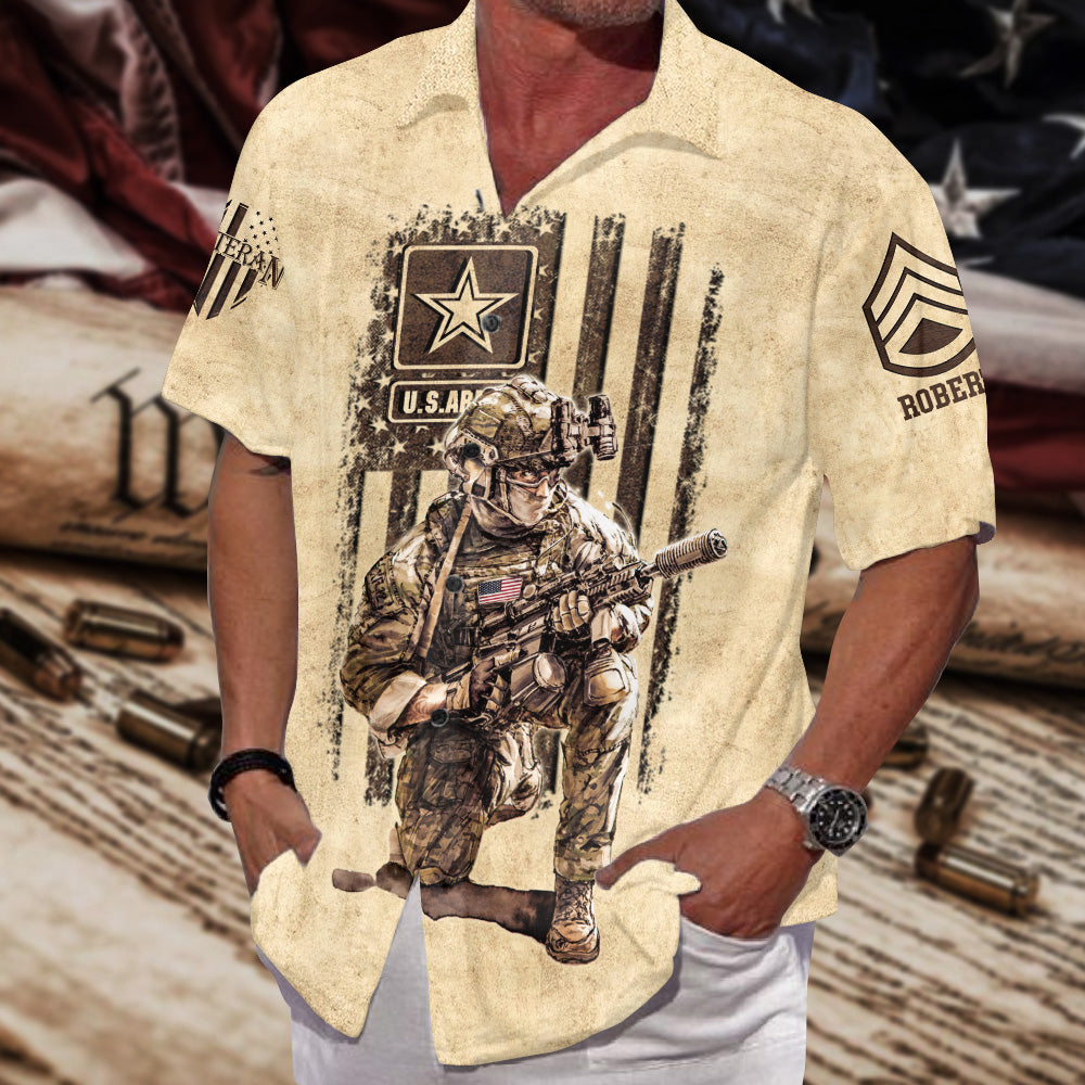 US Military World Tour Custom Hawaiian Shirt Gift For Veteran H2511
