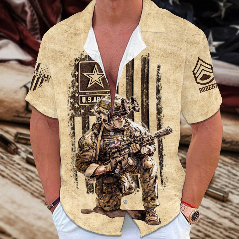 US Military World Tour Custom Hawaiian Shirt Gift For Veteran H2511