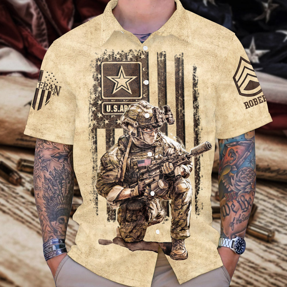 US Military World Tour Custom Hawaiian Shirt Gift For Veteran H2511