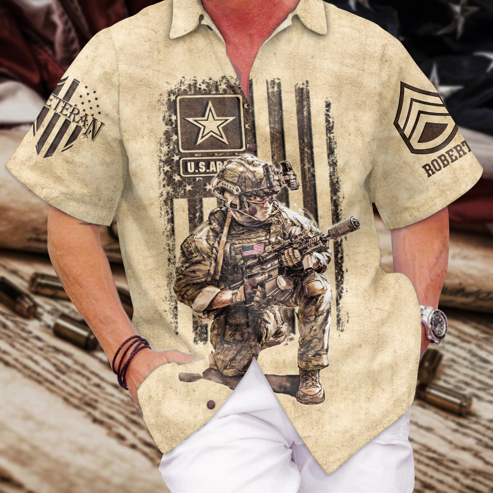 US Military World Tour Custom Hawaiian Shirt Gift For Veteran H2511