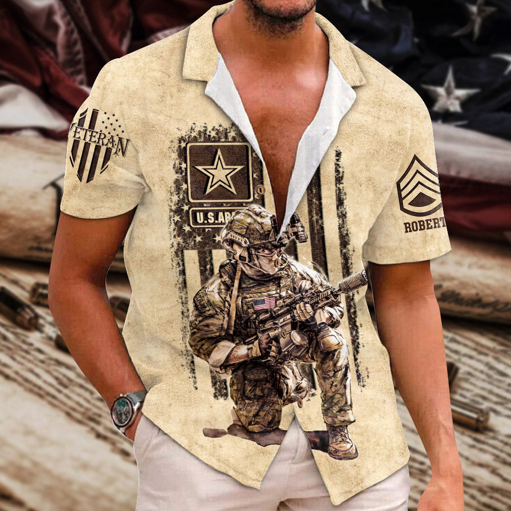 US Military World Tour Custom Hawaiian Shirt Gift For Veteran H2511