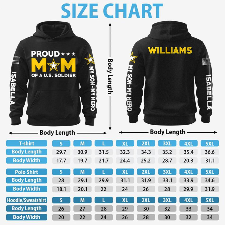 Proud Mom Of A US Soldier Vr2 Custom All Over Print Shirt Hoodie Gift For US Military Mom Dad Graduation Day Proud Shirt H2511 Trna