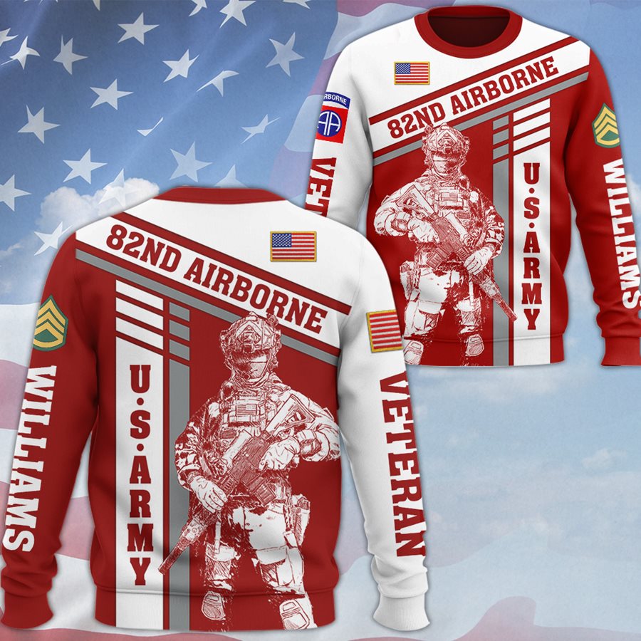 Custom Personalized Veteran All-Over Print Hoodie - Gift Idea For Veteran H2511 Trna