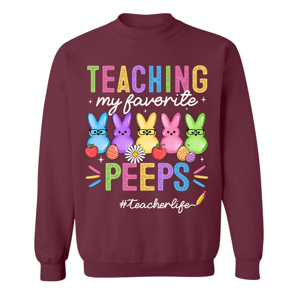 Teaching My Favorite Peeps Teacher Shirt Easter Day Teacher Shirt H2511 Do99