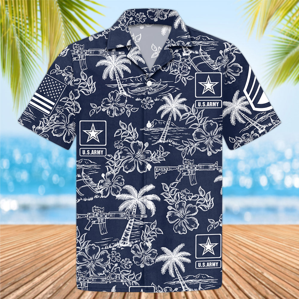 Hawaii Hawaiian Islands Shirt For Veteran Vacation Beach Shirt Available To All Military Branches H2511 Trna