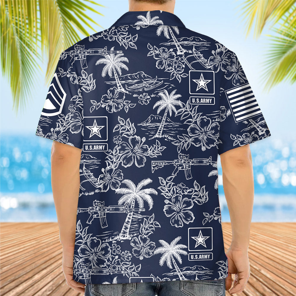 Hawaii Hawaiian Islands Shirt For Veteran Vacation Beach Shirt Available To All Military Branches H2511 Trna