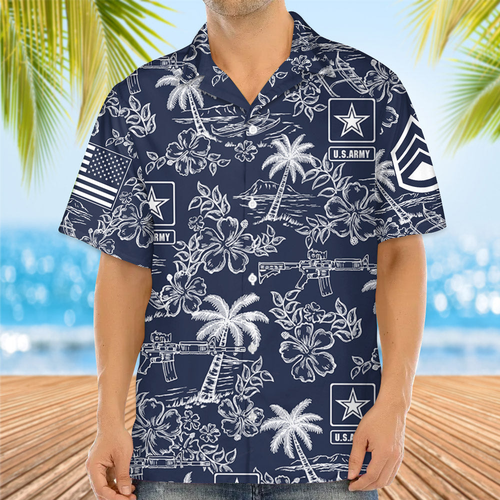 Hawaii Hawaiian Islands Shirt For Veteran Vacation Beach Shirt Available To All Military Branches H2511 Trna