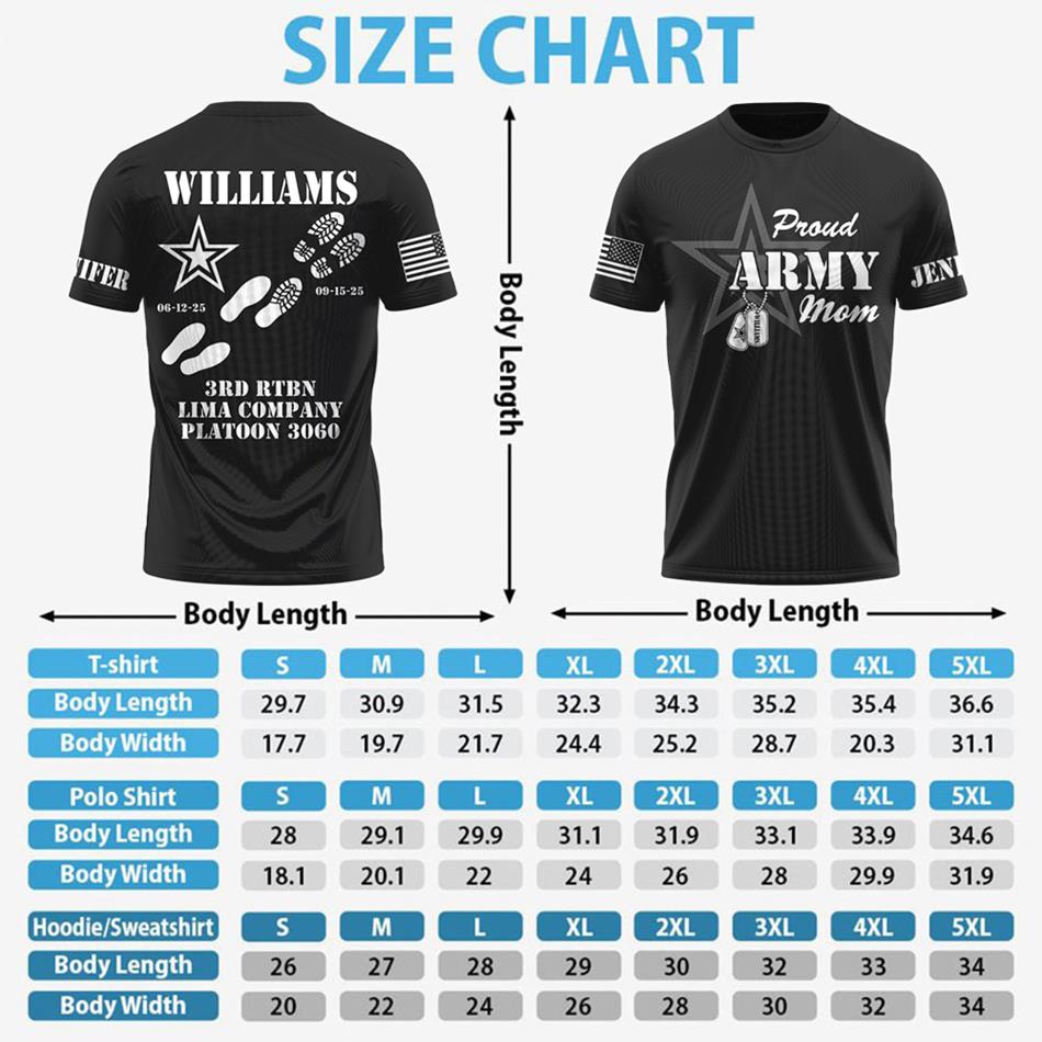 Proud Army Mom Dad Sister Family Members All Over Print Shirt Vr2 Custom Recruit Training Unit Designation Shirt For Proud Military Family Graduate Shirt H2511