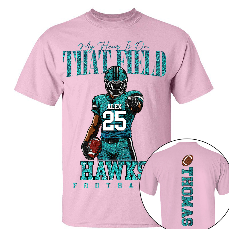 Personalized I Will Always Be Your Biggest Fan, Custom Football Player Arts Gameday Shirt, Gift For Football Mom Grandma Football Lovers  MI209 TH23
