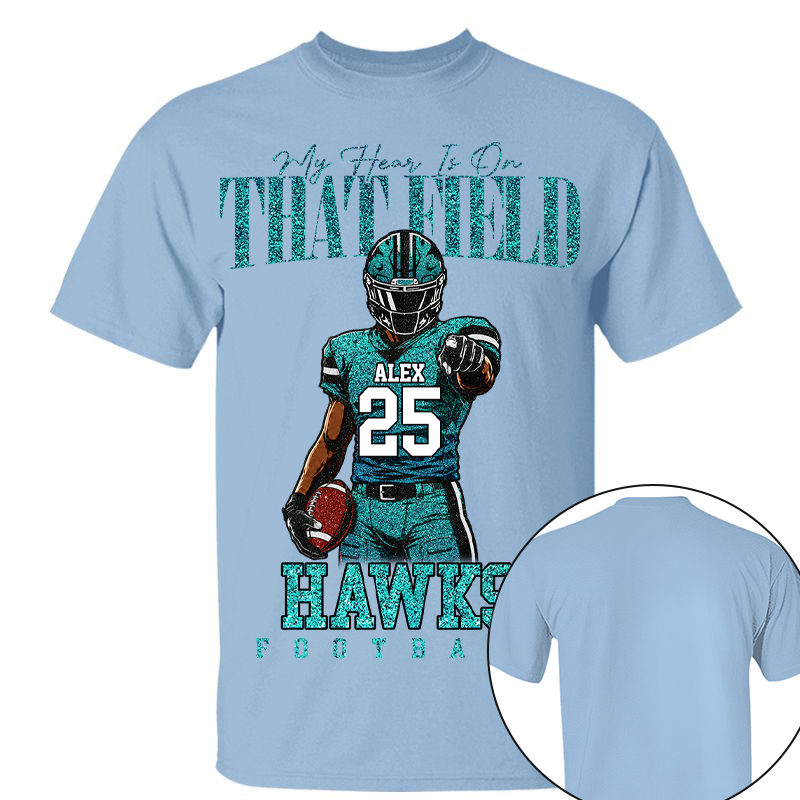 Personalized I Will Always Be Your Biggest Fan, Custom Football Player Arts Gameday Shirt, Gift For Football Mom Grandma Football Lovers  MI209 TH23