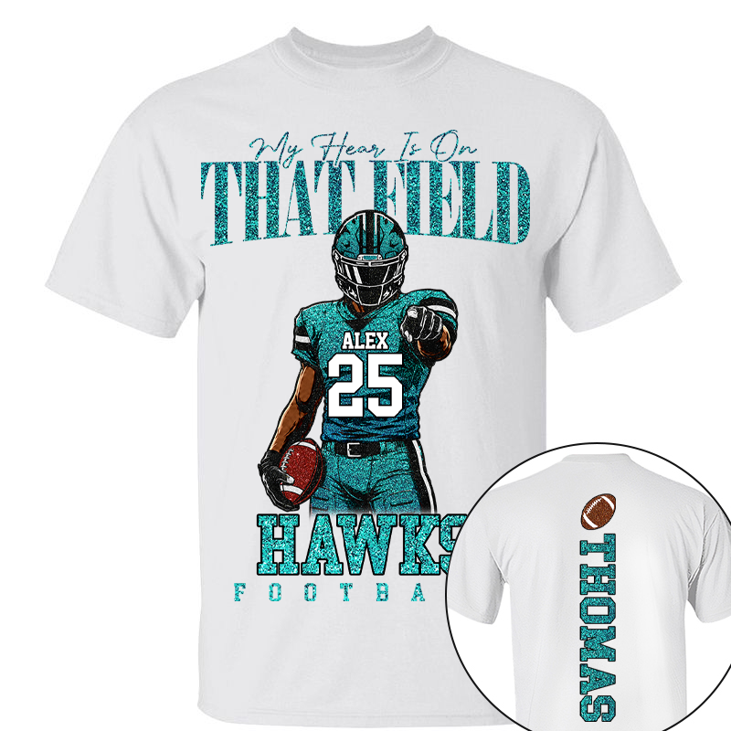Personalized I Will Always Be Your Biggest Fan, Custom Football Player Arts Gameday Shirt, Gift For Football Mom Grandma Football Lovers  MI209 TH23
