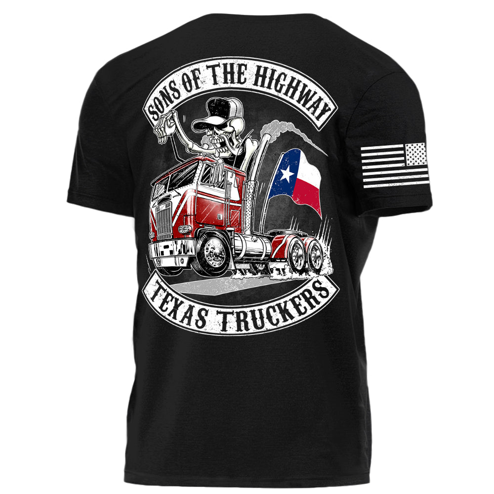 Sons Of The Highway American States Truckers Personalized Shirt For Trucker H2511