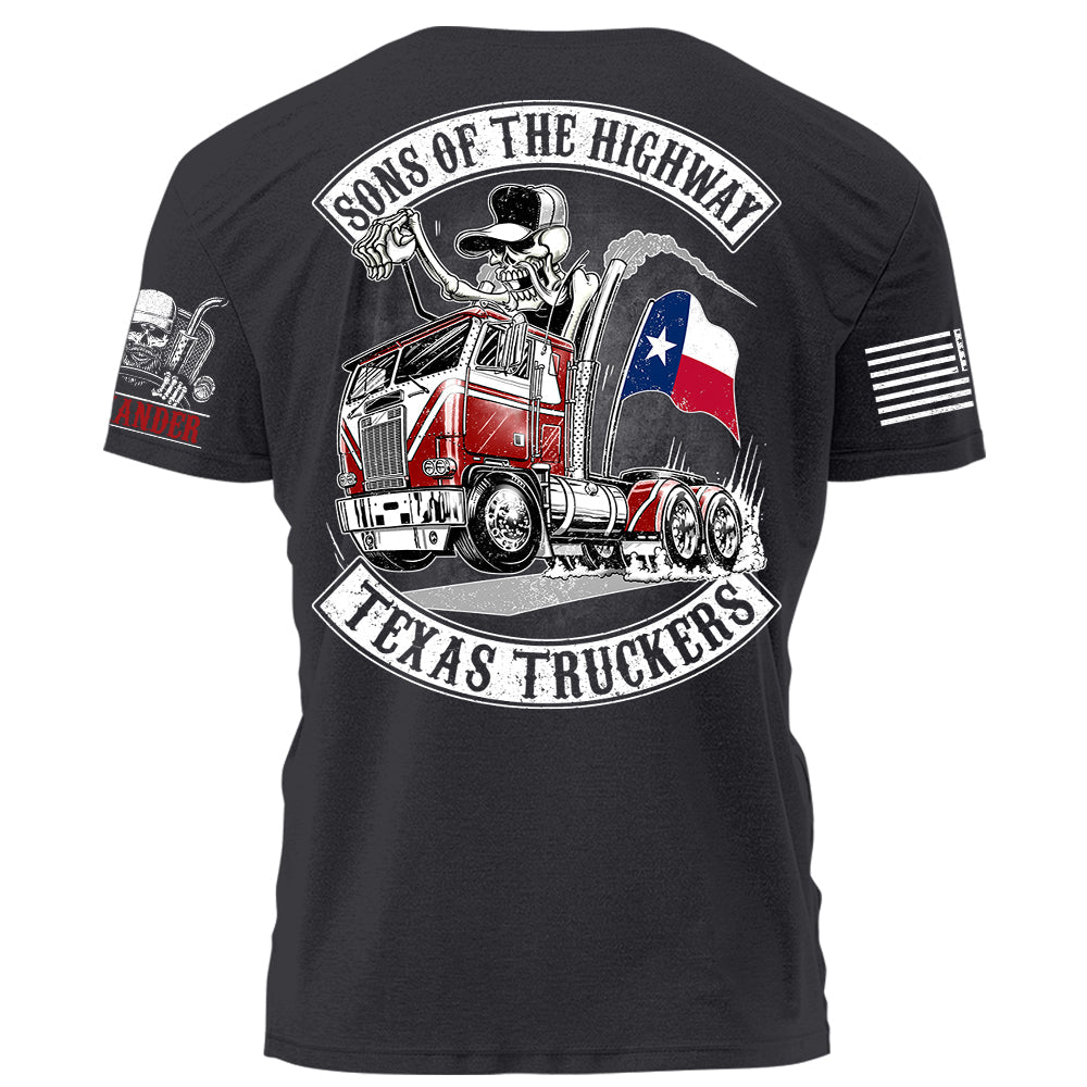 Sons Of The Highway American States Truckers Personalized Shirt For Trucker H2511