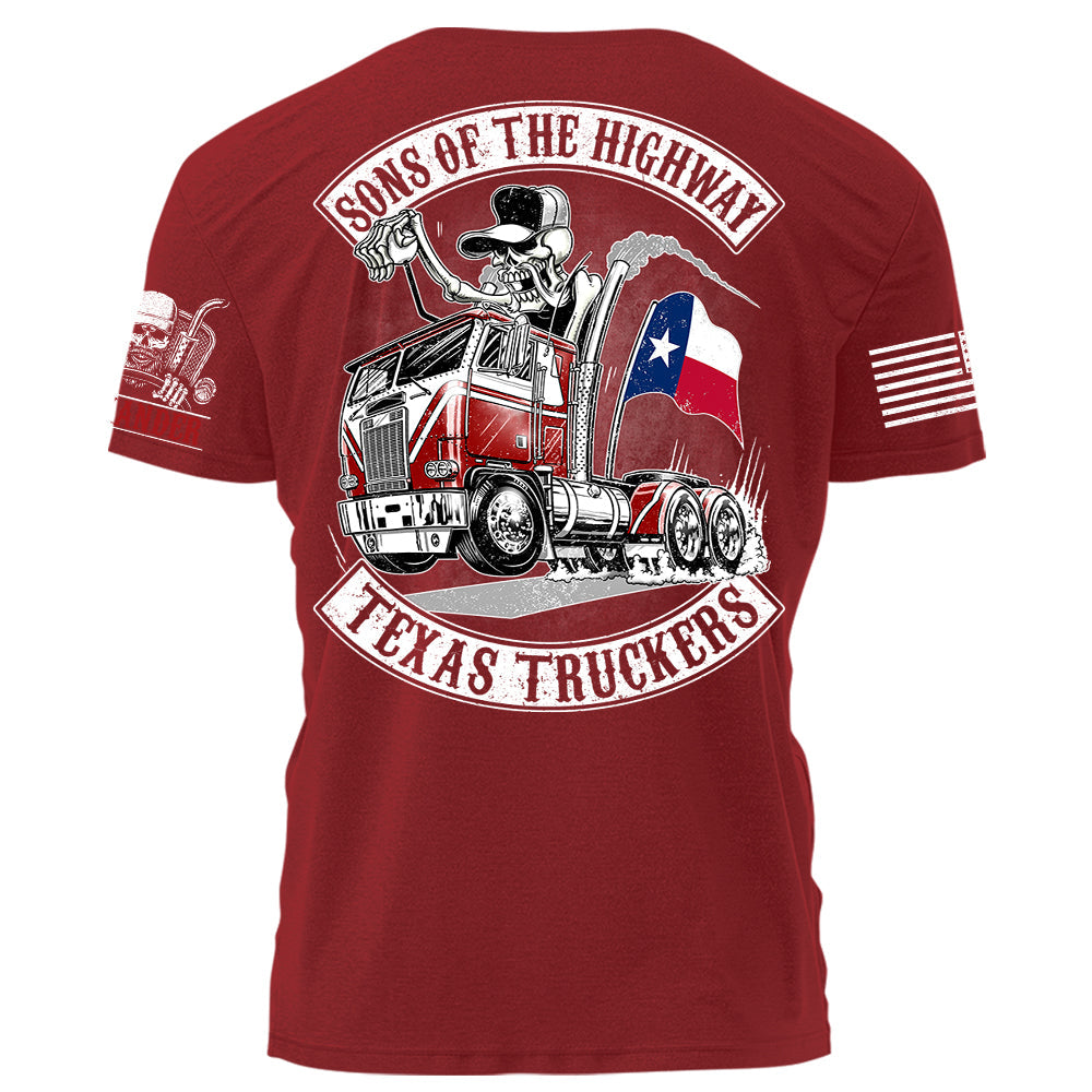 Sons Of The Highway American States Truckers Personalized Shirt For Trucker H2511