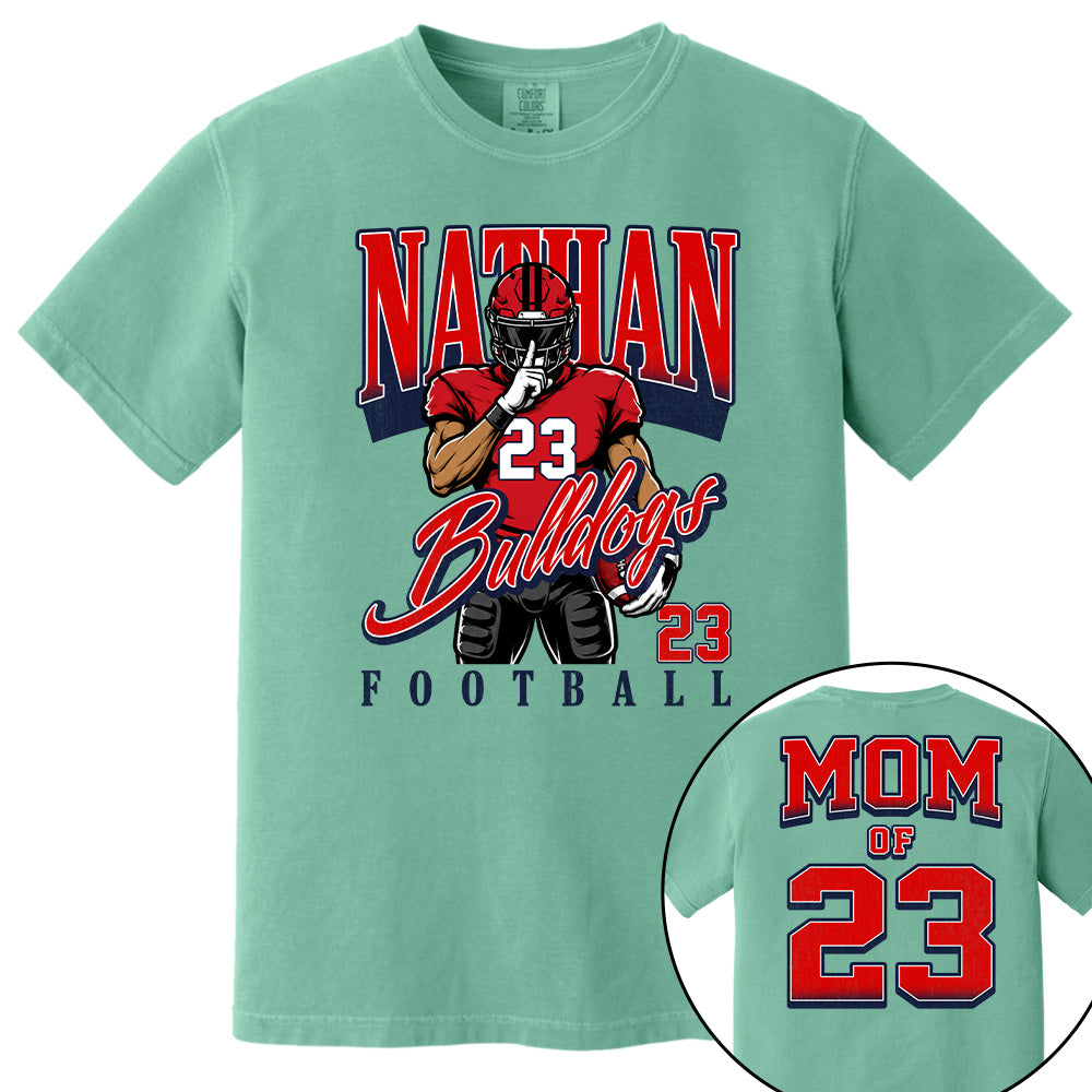 Custom Name Number Football, Retro Football Shirt L0411 T24