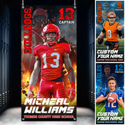 American Football Custom Player Sports Banner Game Day Banner For Football Families H2511 Trna