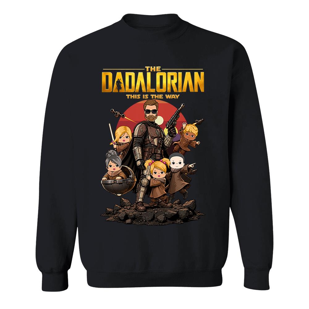 The Dadalorian This Is The Way Shirt Personalized Gift For Dad Nh00