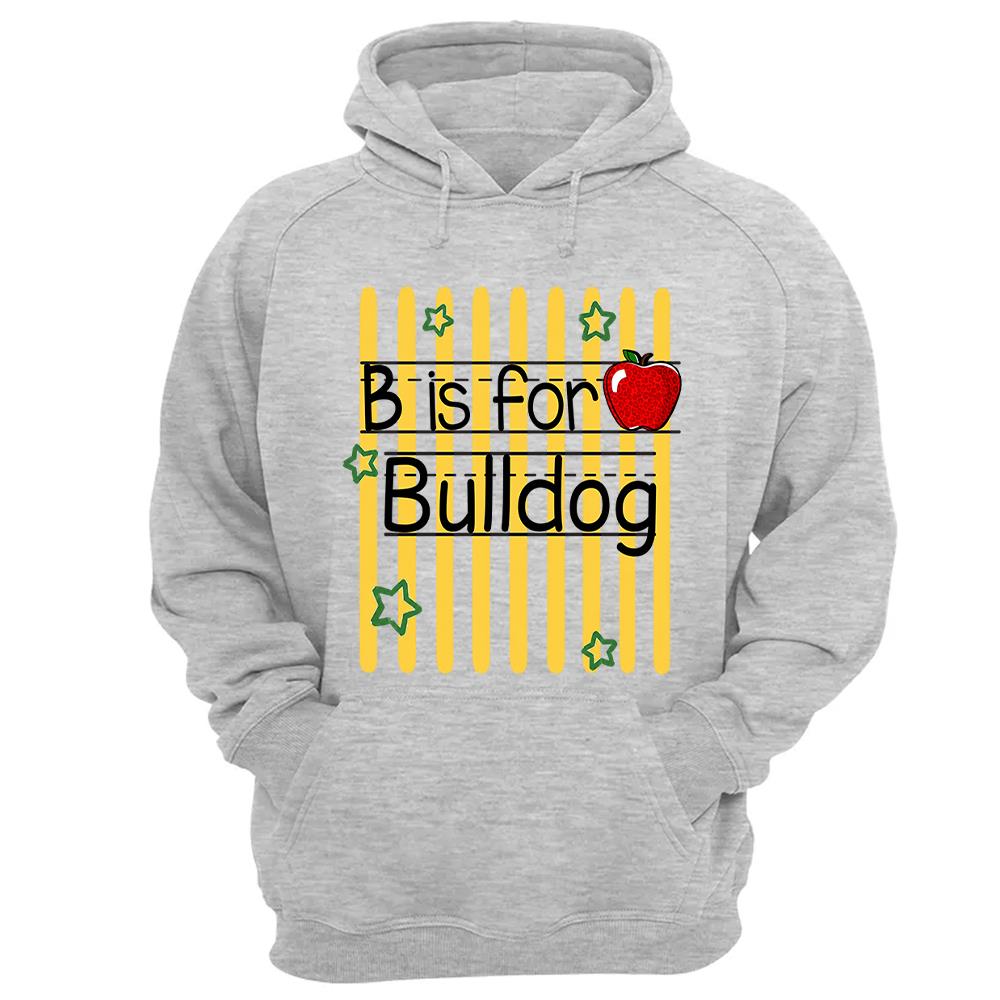 Personalized Retro Stripe School Mascot Custom Apple Name Teacher T-Shirt, Custom Gifts For Teacher Nh00