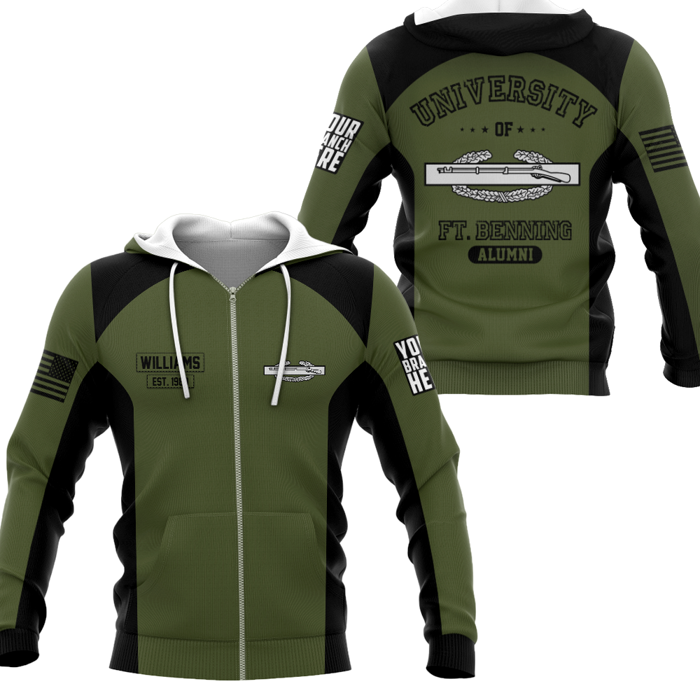 Custom Badges   Design University Of Military School Personalized All Over Print Shirt For Veteran H2511