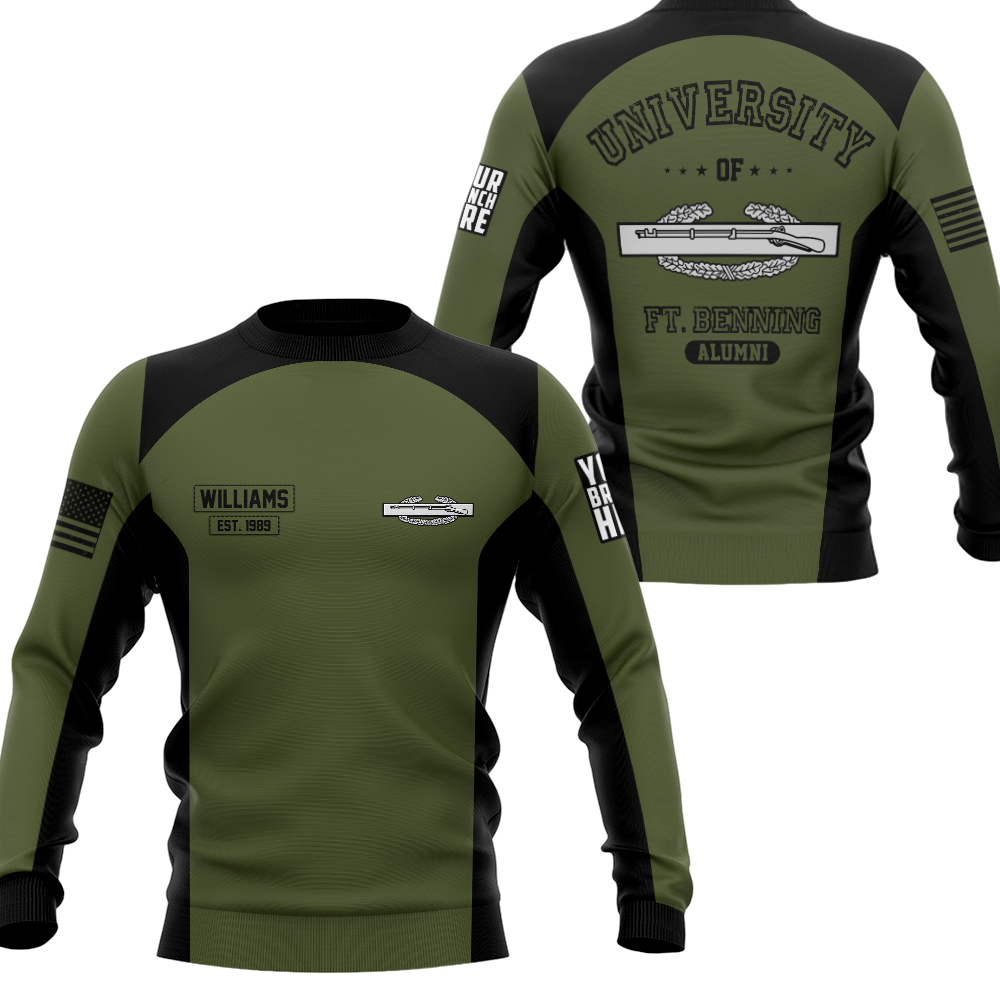 Custom Badges   Design University Of Military School Personalized All Over Print Shirt For Veteran H2511