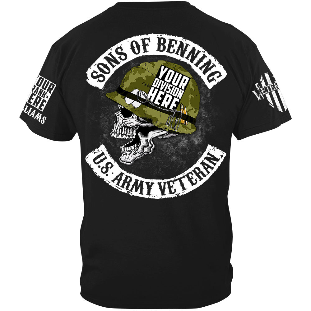 Sons Of Military Base US Veteran Custom Division Logo Shirt For Veteran H2511