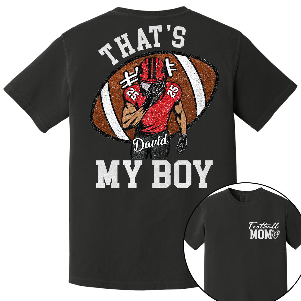 Personalized Football Mom Football Grandma Shirt Those Are My Kids Shirt Gift For Sport Family T1807 T24