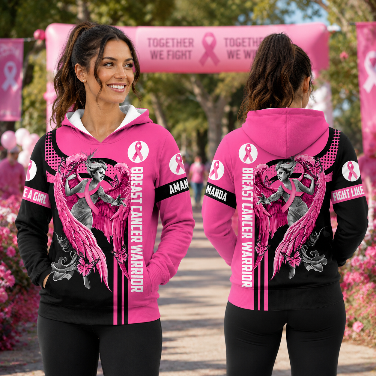 Breast Cancer Survivor Custom All Over Print Shirt For Cancer Survivor Warrior Breast Cancer Awareness Shirt H2511