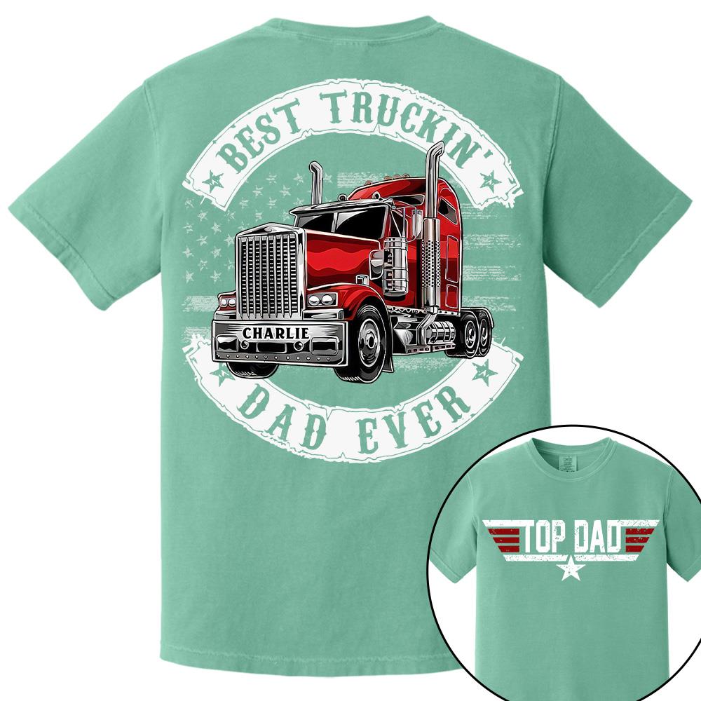 America Driver Dad Custom Shirt, Gift For Dad, Grandpa L0411 Hv01