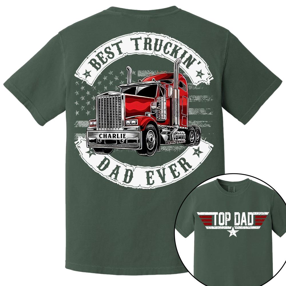 America Driver Dad Custom Shirt, Gift For Dad, Grandpa L0411 Hv01