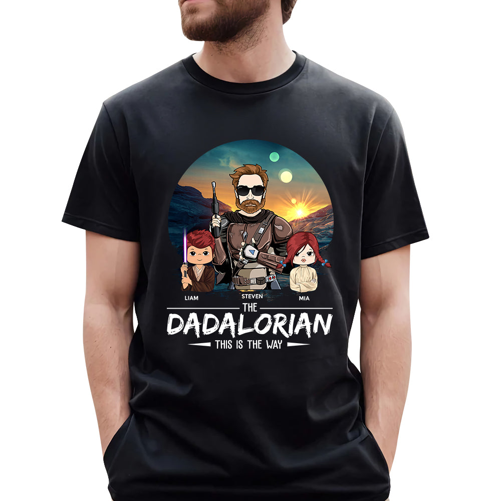Tatooine Sunset The Dadalorian This Is The Way Personalized Shirt New
