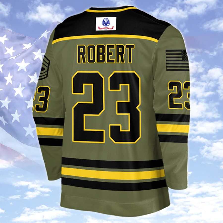 Veteran Premium Hockey Jersey Shirt Personalized Gift For Veteran Soldier Custom All Branches H2511 Trna