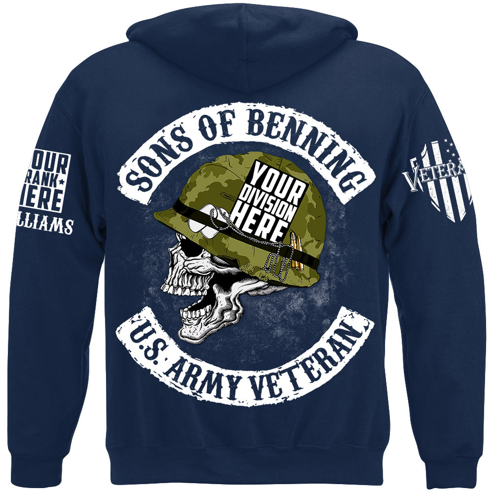 Sons Of Military Base US Veteran Custom Division Logo Shirt For Veteran H2511