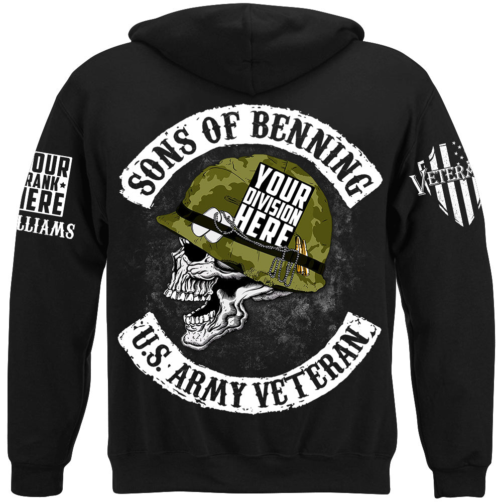 Sons Of Military Base US Veteran Custom Division Logo Shirt For Veteran H2511