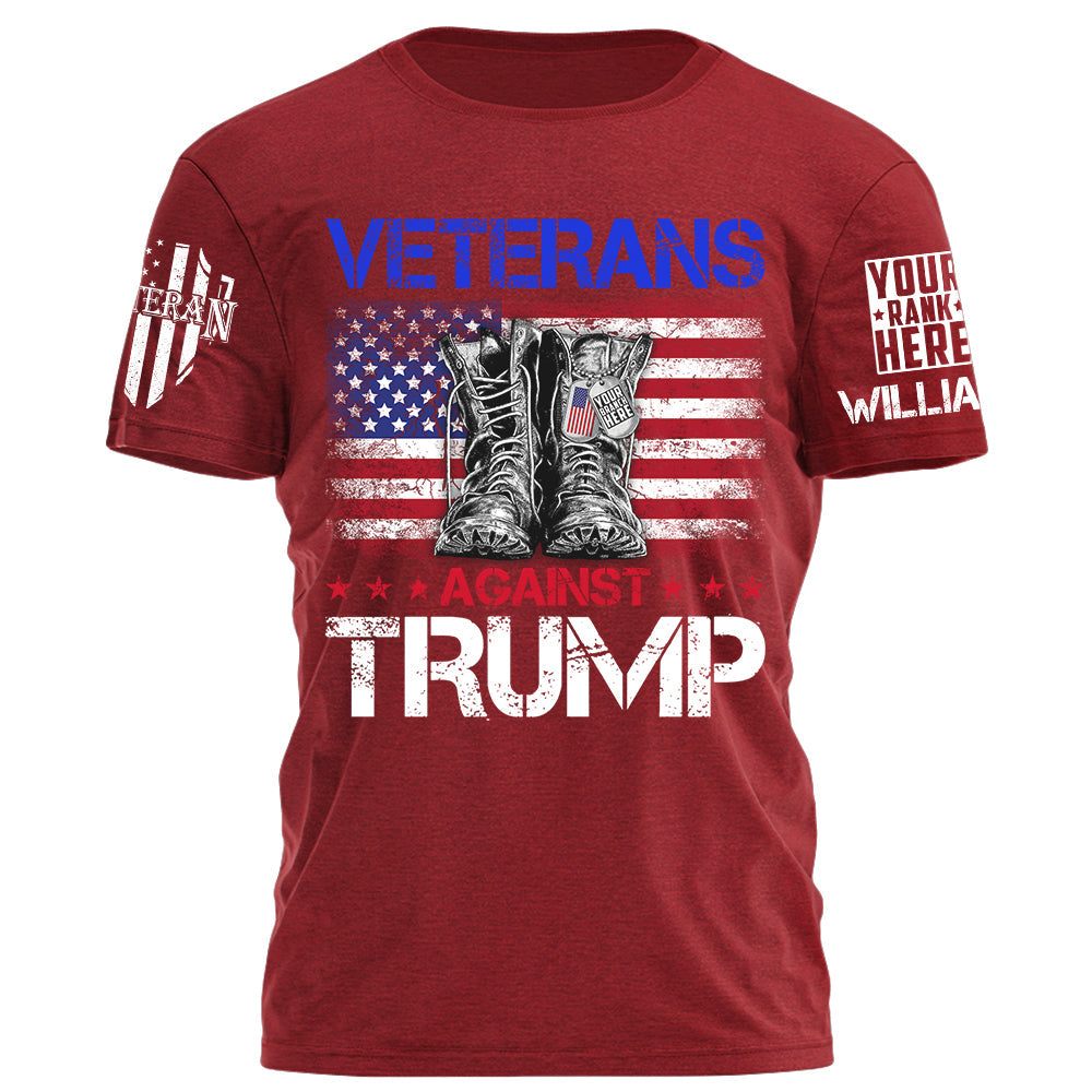 Veterans Against Trump Personalized Shirt For Veteran H2511