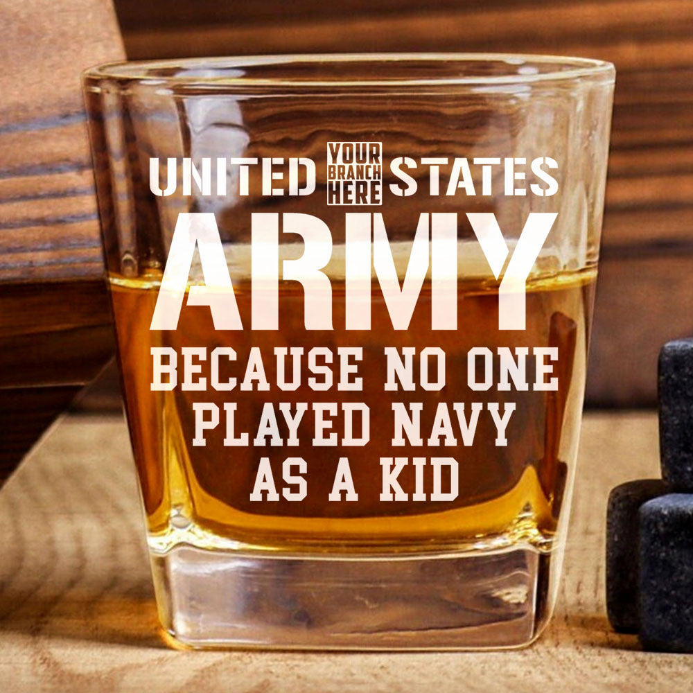 US Army Because No One Played Other Branch As A Kid Custom Glasses For Military Soldier Veteran H2511