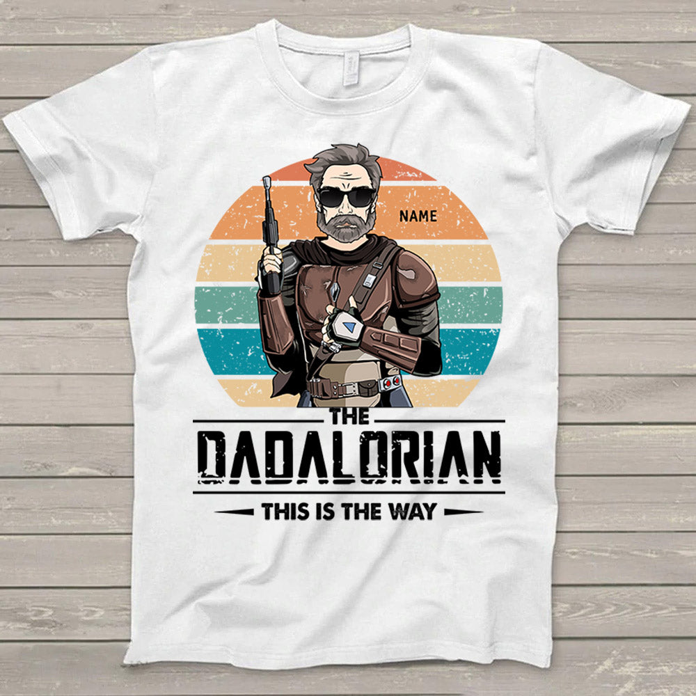 The Dadalorian This Is The Way Custom Shirt For Grandpa