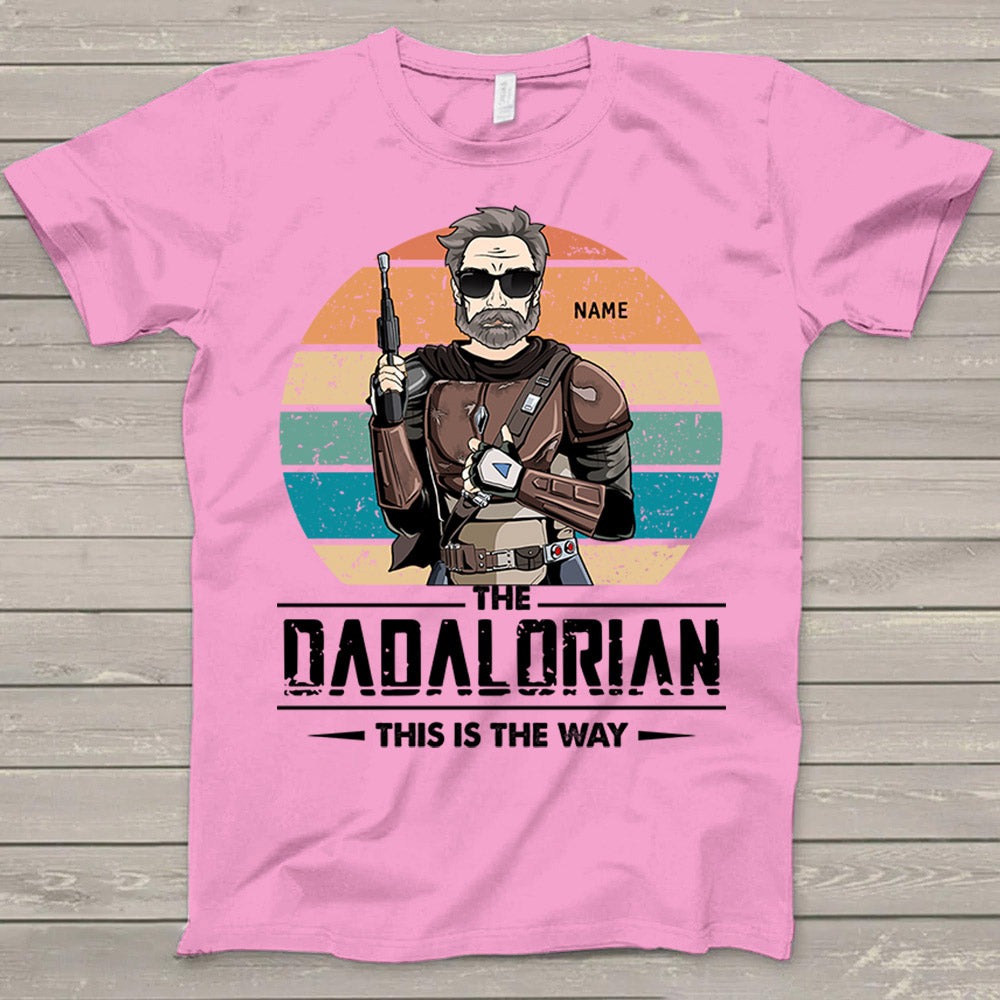 The Dadalorian This Is The Way Custom Shirt For Grandpa