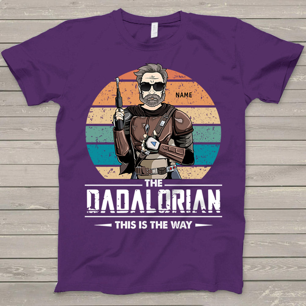 The Dadalorian This Is The Way Custom Shirt For Grandpa