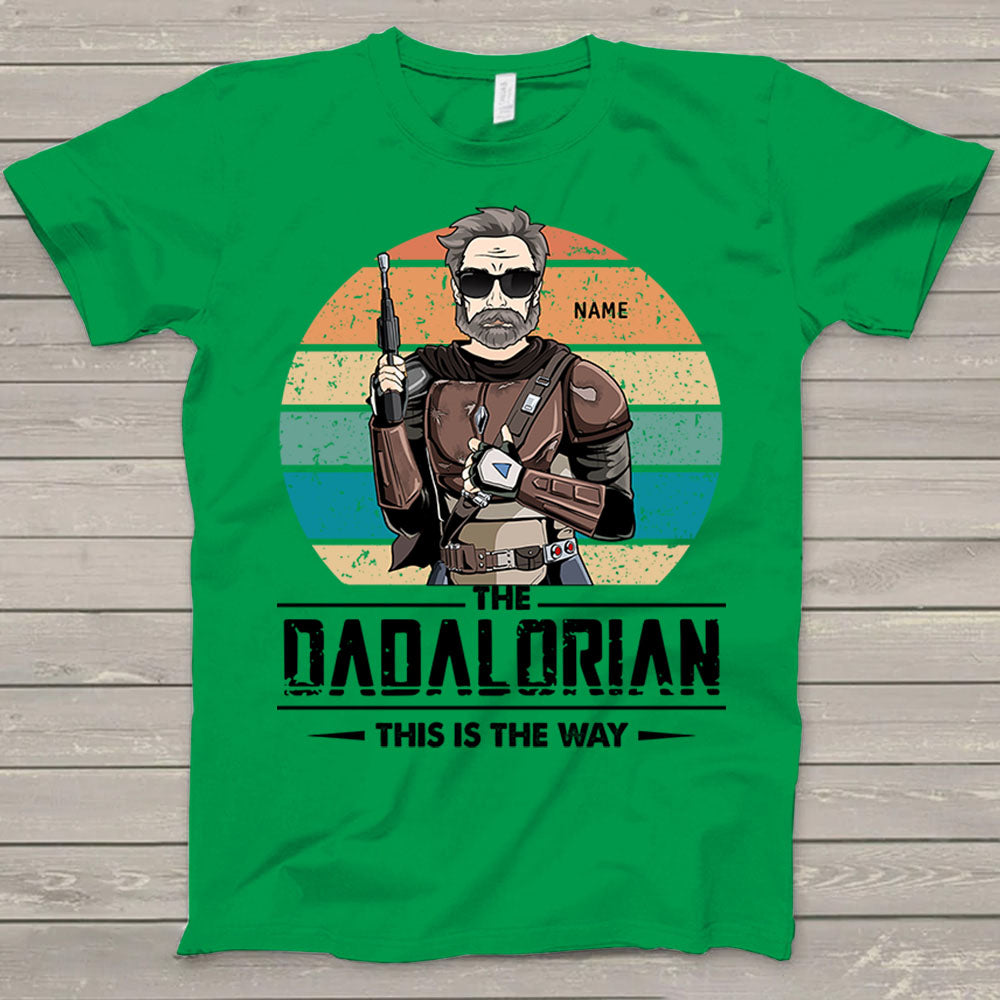 The Dadalorian This Is The Way Custom Shirt For Grandpa