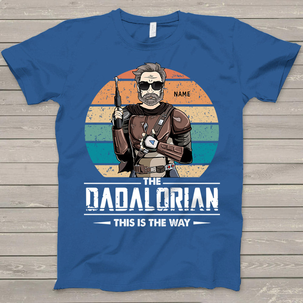 The Dadalorian This Is The Way Custom Shirt For Grandpa